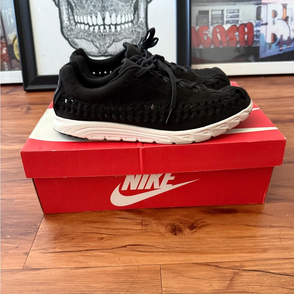 Nike Black Mayfly Woven Sneakers